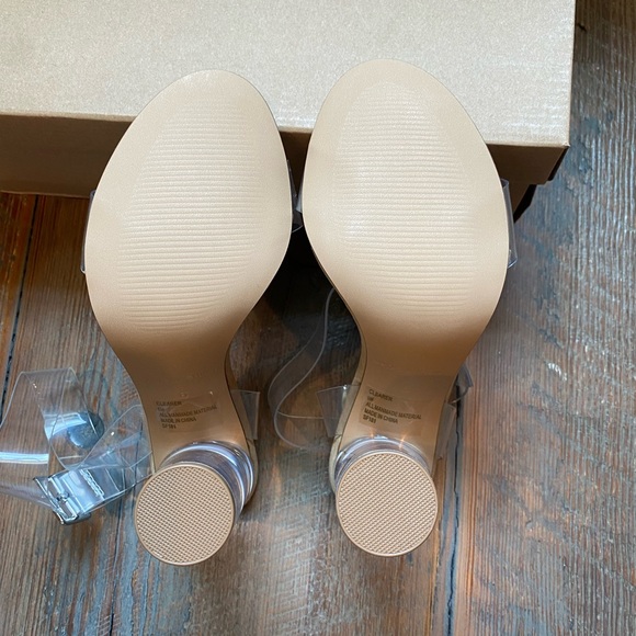 Steve Madden Clear Sandals - Picture 6 of 7